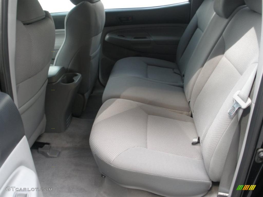 Graphite Gray Interior 2011 Toyota Tacoma V6 TRD PreRunner Double Cab Photo #46686344