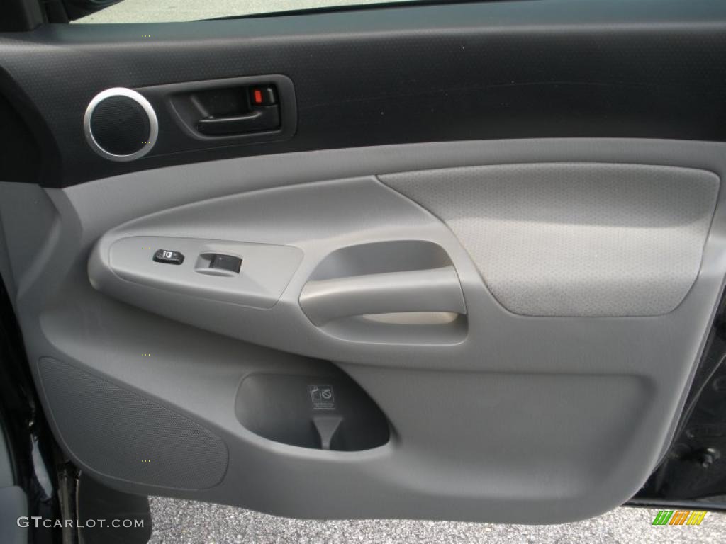 2011 Toyota Tacoma V6 TRD PreRunner Double Cab Graphite Gray Door Panel Photo #46686383