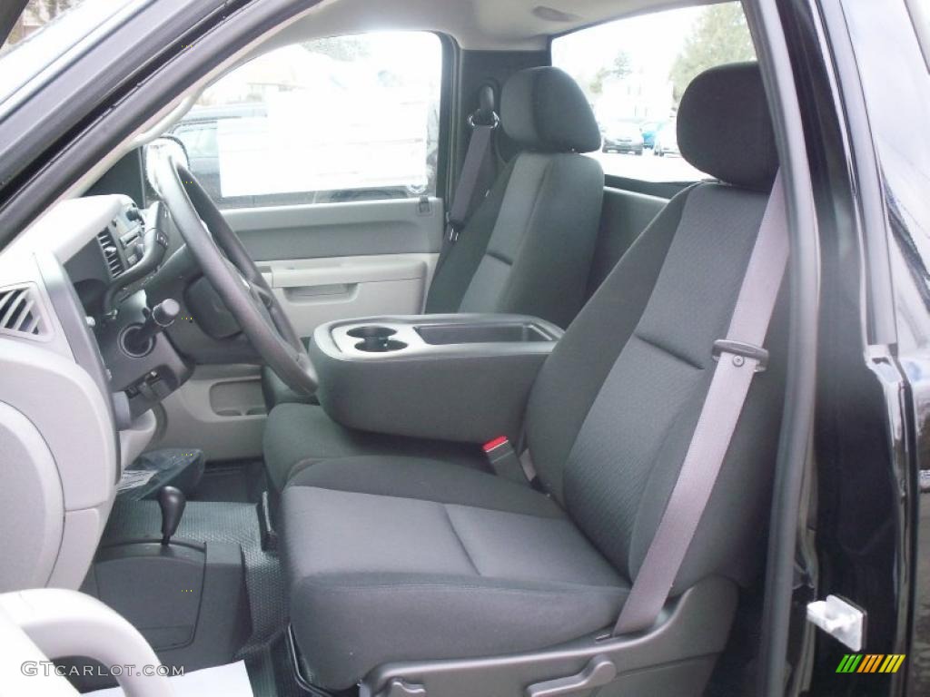 Dark Titanium Interior 2011 Chevrolet Silverado 1500 LS Regular Cab 4x4 Photo #46686590