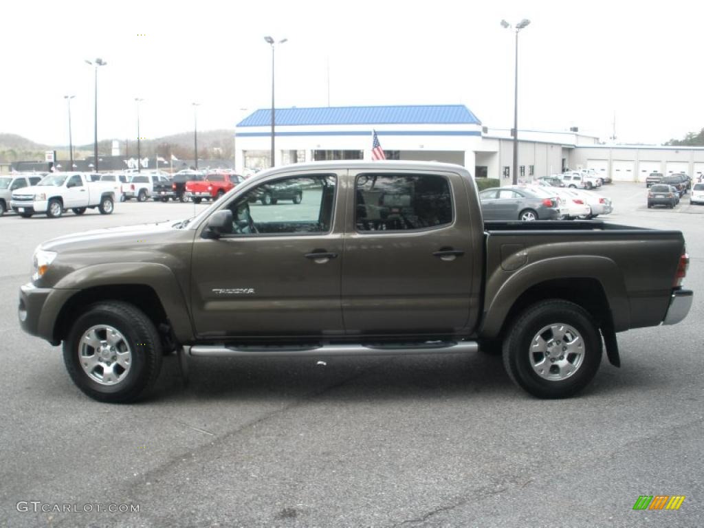 2009 Tacoma V6 SR5 PreRunner Double Cab - Pyrite Brown Mica / Sand Beige photo #6