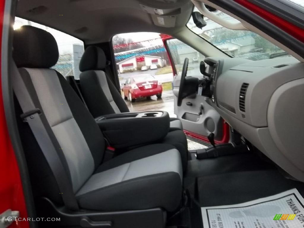 2009 Silverado 1500 Regular Cab 4x4 - Victory Red / Dark Titanium photo #15