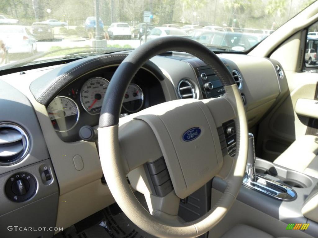 2008 Ford F150 Limited SuperCrew 4x4 Tan Dashboard Photo #46687271