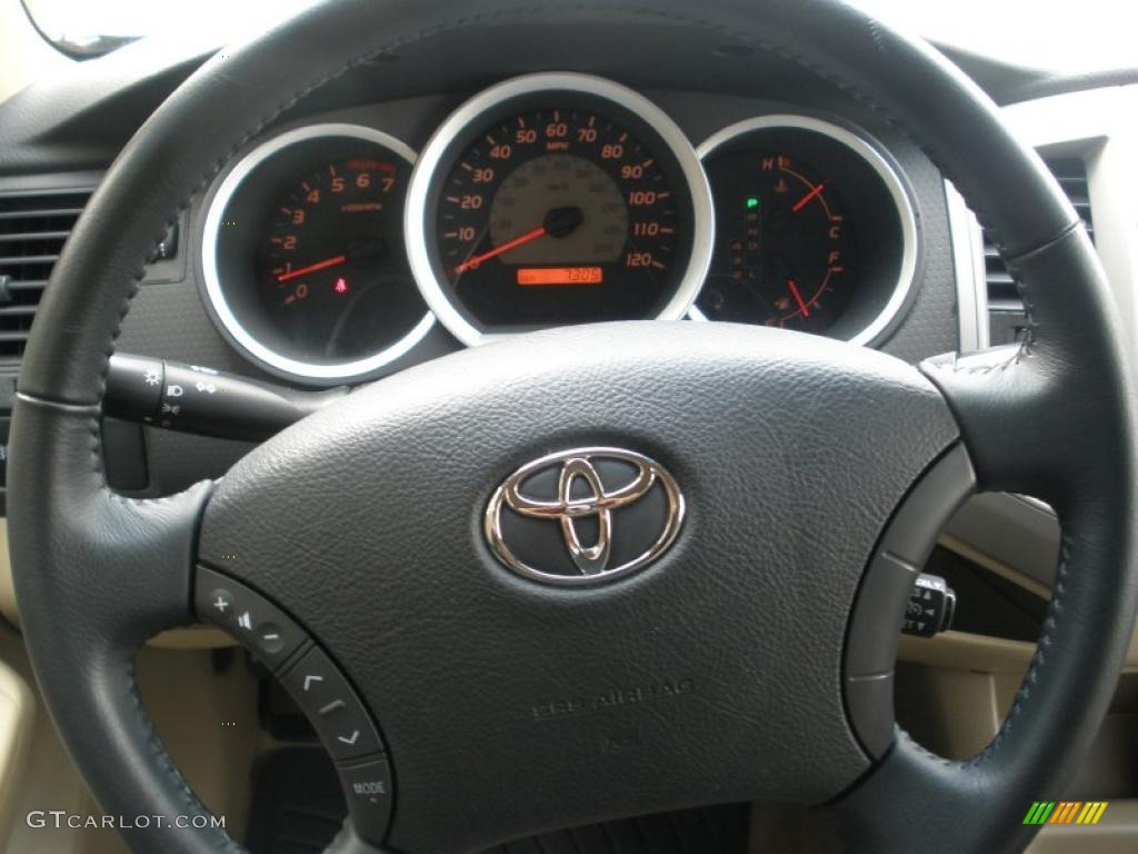 2009 Tacoma V6 SR5 PreRunner Double Cab - Pyrite Brown Mica / Sand Beige photo #22