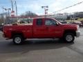 2008 Victory Red Chevrolet Silverado 2500HD LT Extended Cab 4x4  photo #4