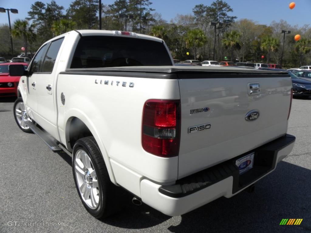 White Sand Tri-Coat 2008 Ford F150 Limited SuperCrew 4x4 Exterior Photo #46687520