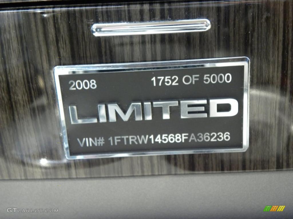 2008 Ford F150 Limited SuperCrew 4x4 Marks and Logos Photo #46687610