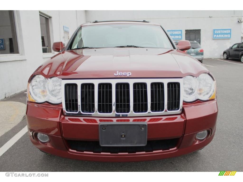 2008 Grand Cherokee Limited 4x4 - Red Rock Crystal Pearl / Dark Khaki/Light Graystone photo #2