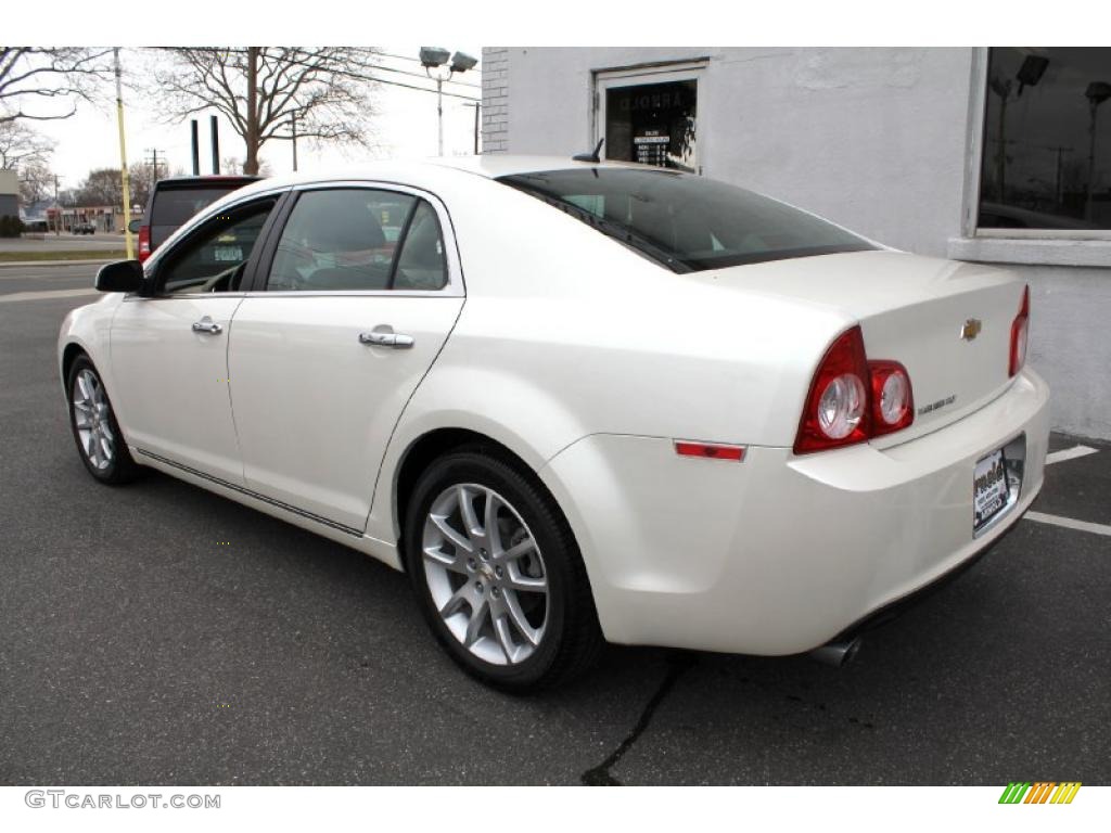 White Diamond Tricoat 2011 Chevrolet Malibu LTZ Exterior Photo #46688873