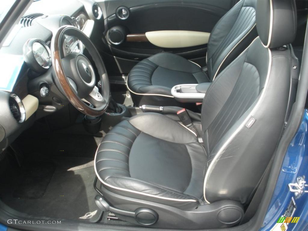 2007 Cooper S Hardtop - Lightning Blue Metallic / Lounge Carbon Black photo #13