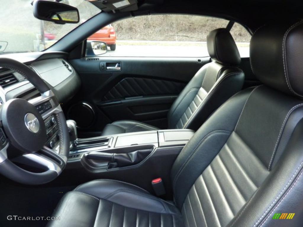 2010 Mustang V6 Premium Convertible - Grabber Blue / Charcoal Black photo #8