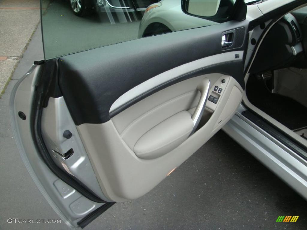 2008 Infiniti G 37 S Sport Coupe Stone Door Panel Photo #46690064