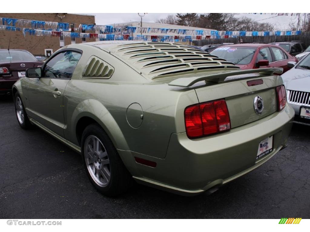 2006 Mustang GT Premium Coupe - Legend Lime Metallic / Dark Charcoal photo #3