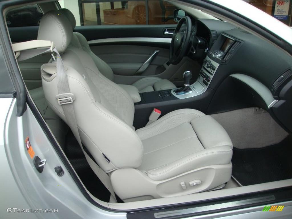 Stone Interior 2008 Infiniti G 37 S Sport Coupe Photo #46690181
