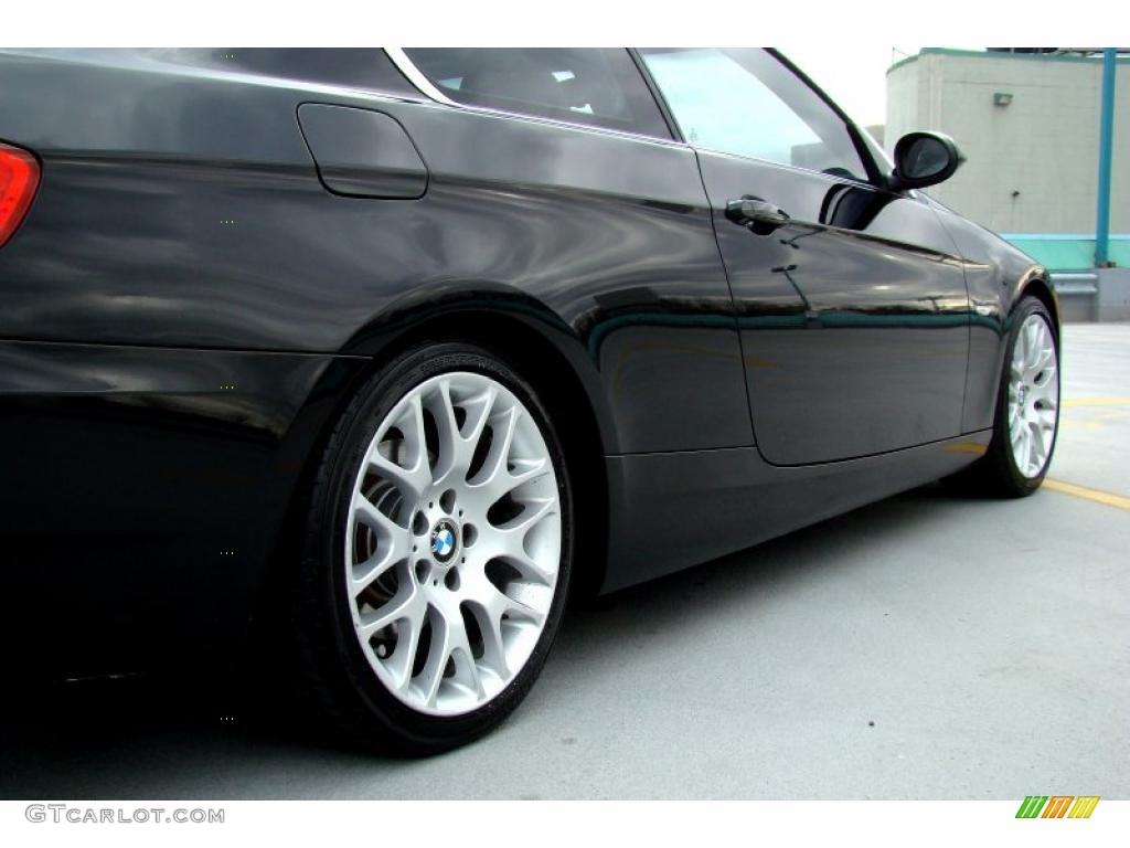 2007 3 Series 328i Coupe - Black Sapphire Metallic / Saddle Brown/Black photo #27