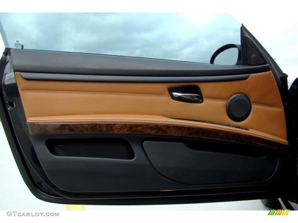 2007 3 Series 328i Coupe - Black Sapphire Metallic / Saddle Brown/Black photo #29