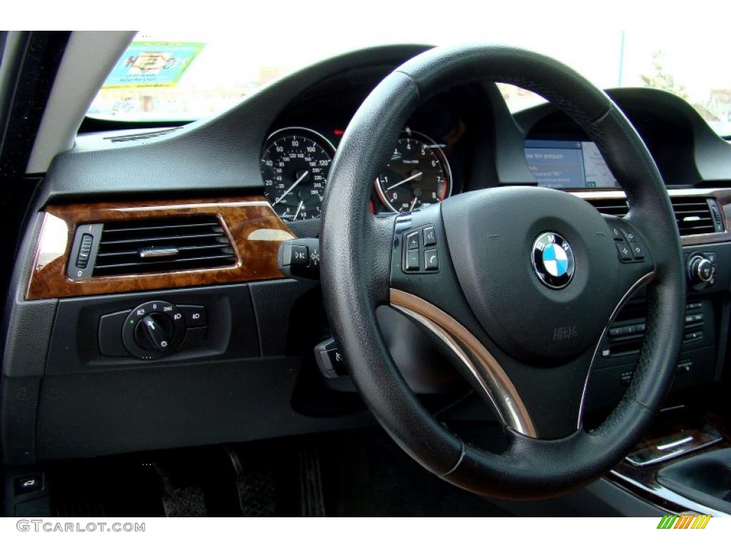 2007 3 Series 328i Coupe - Black Sapphire Metallic / Saddle Brown/Black photo #32
