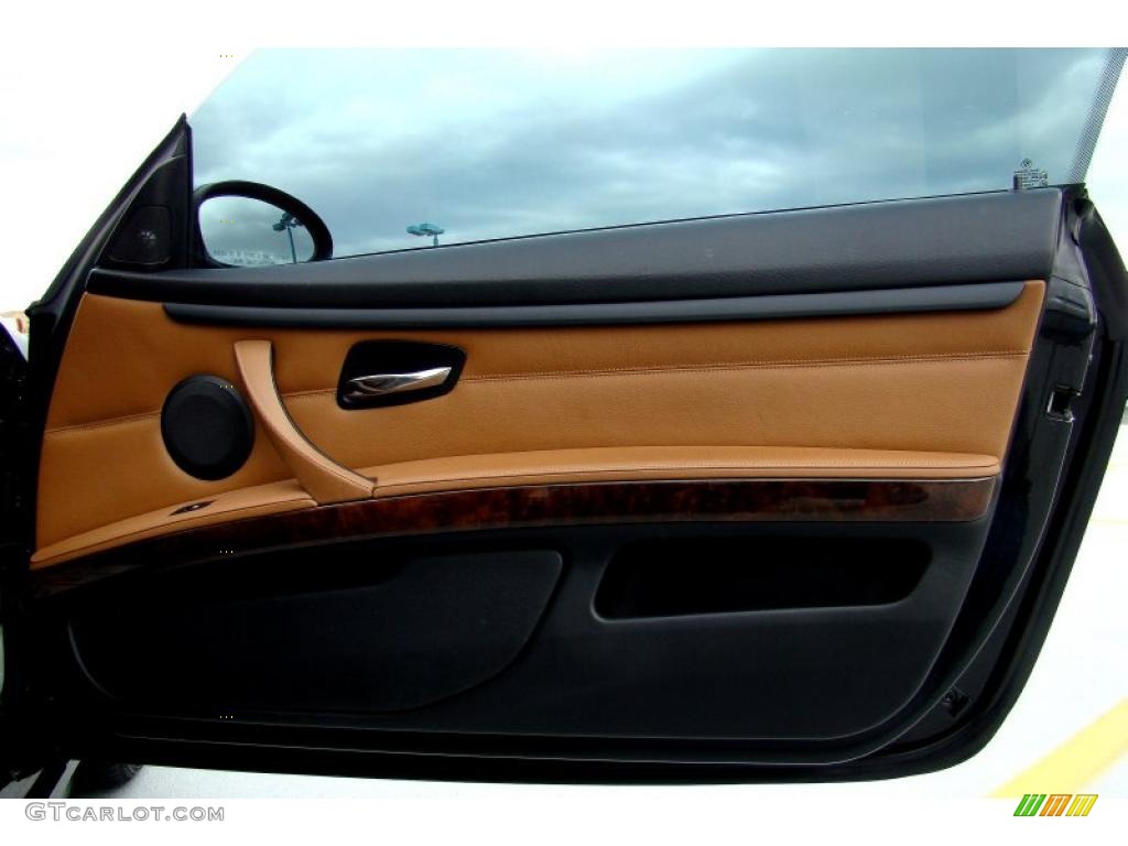 2007 3 Series 328i Coupe - Black Sapphire Metallic / Saddle Brown/Black photo #39