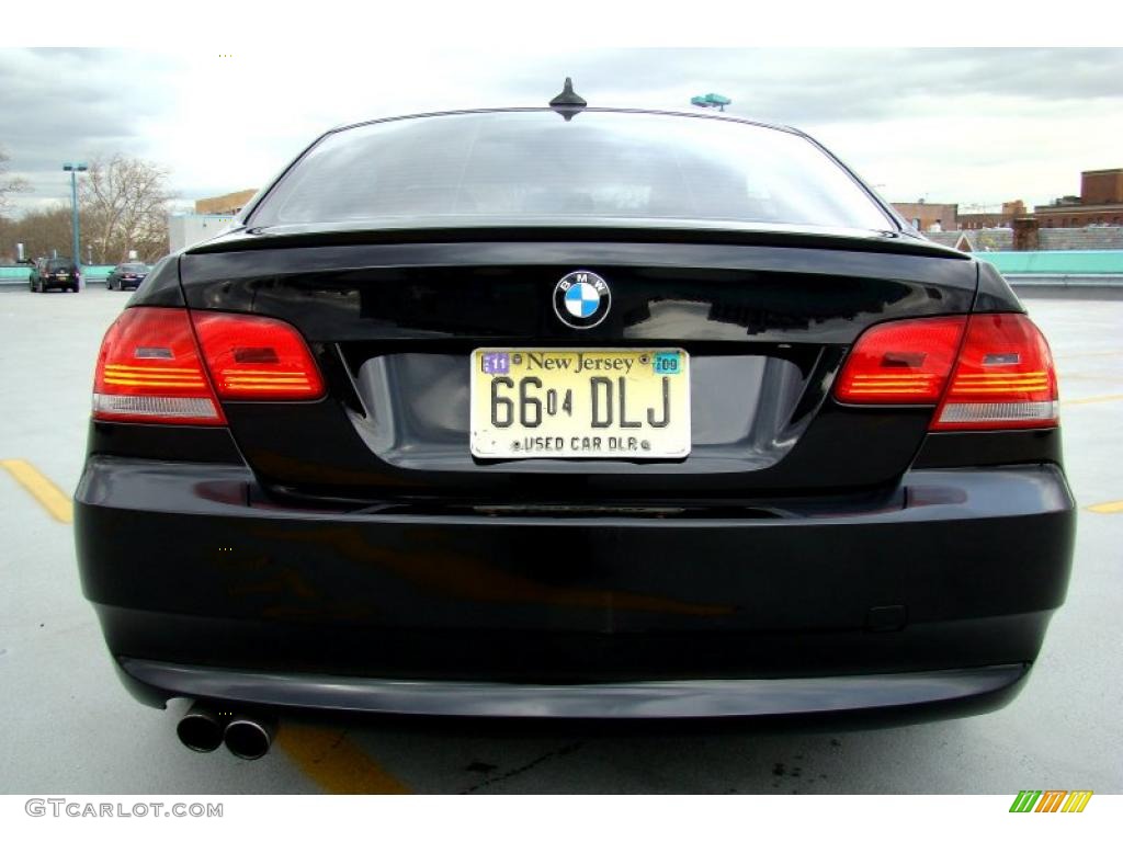 2007 3 Series 328i Coupe - Black Sapphire Metallic / Saddle Brown/Black photo #51