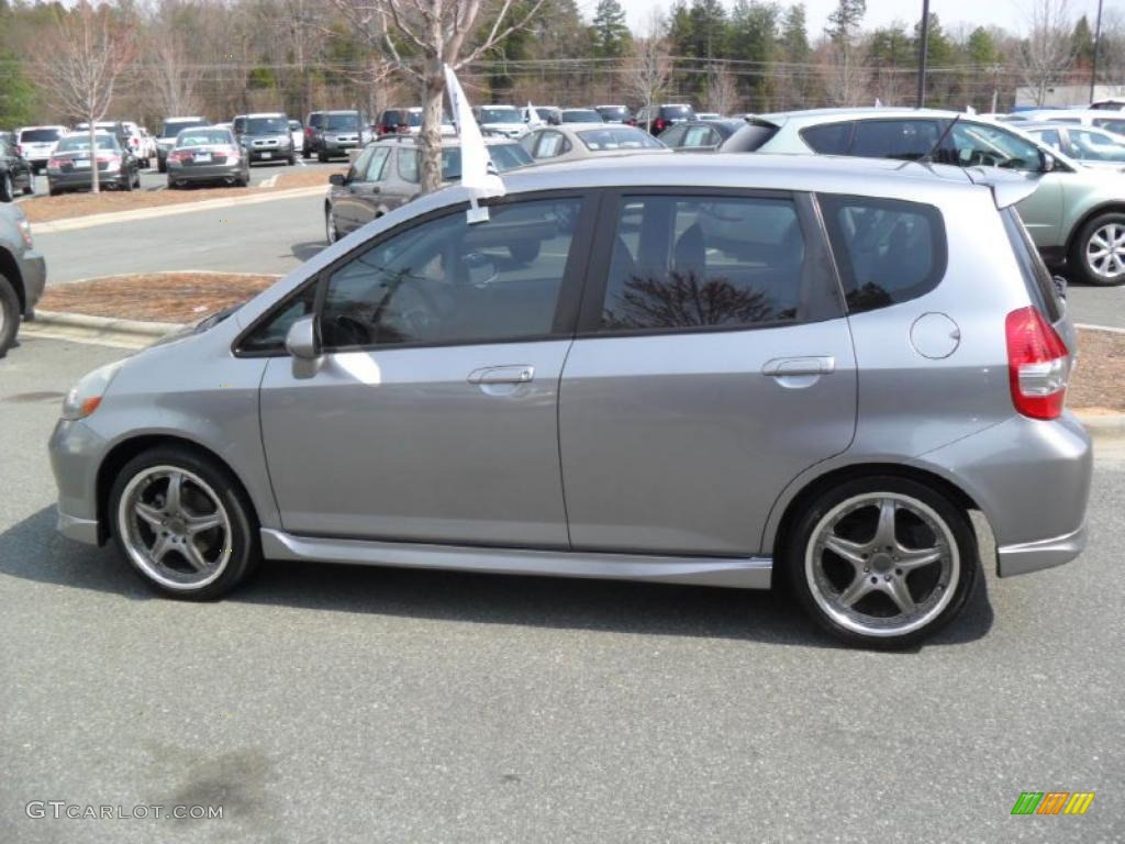 Storm Silver Metallic 2010 Honda Fit Standard Fit Model Exterior Photo #46691258