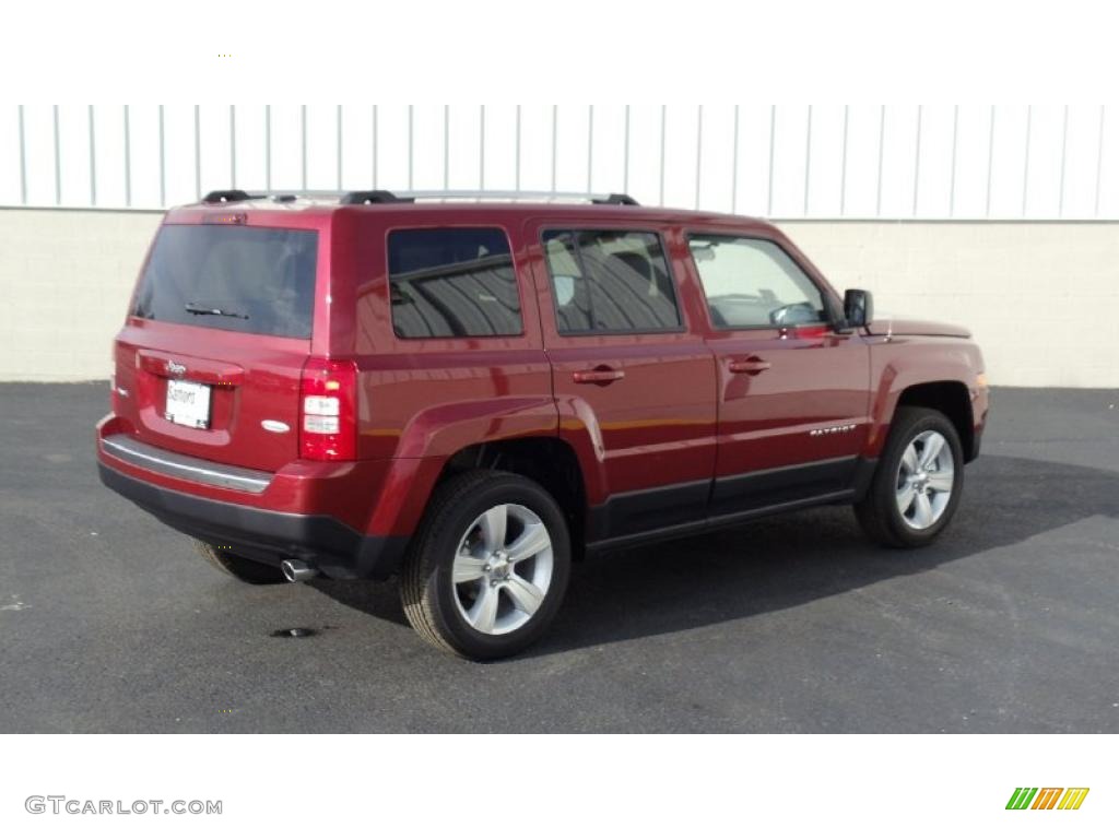 Deep Cherry Red Crystal Pearl 2011 Jeep Patriot Latitude X 4x4 Exterior Photo #46691291