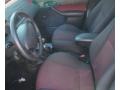Charcoal/Red 2006 Ford Focus ZX4 ST Sedan Interior Color