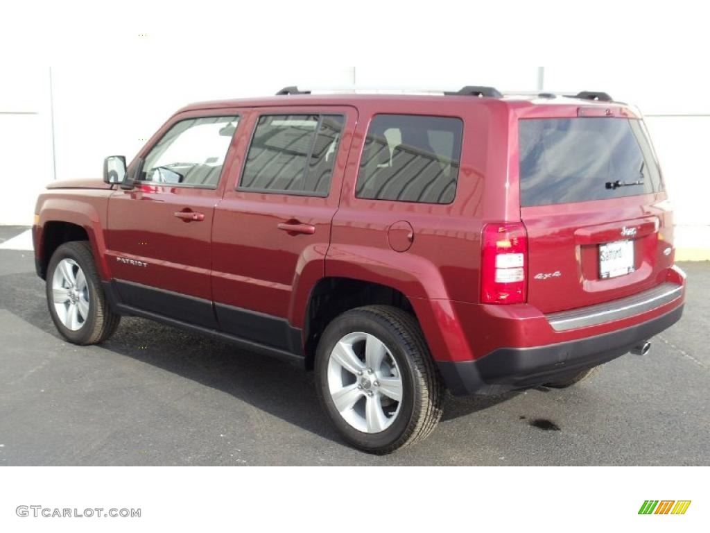 Deep Cherry Red Crystal Pearl 2011 Jeep Patriot Latitude X 4x4 Exterior Photo #46691324
