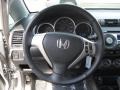 Gray 2010 Honda Fit Standard Fit Model Steering Wheel