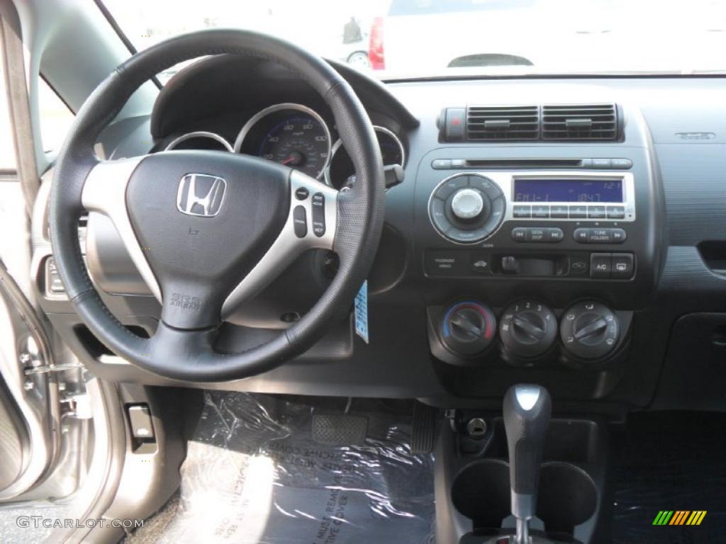 2010 Honda Fit Standard Fit Model Gray Dashboard Photo #46691435