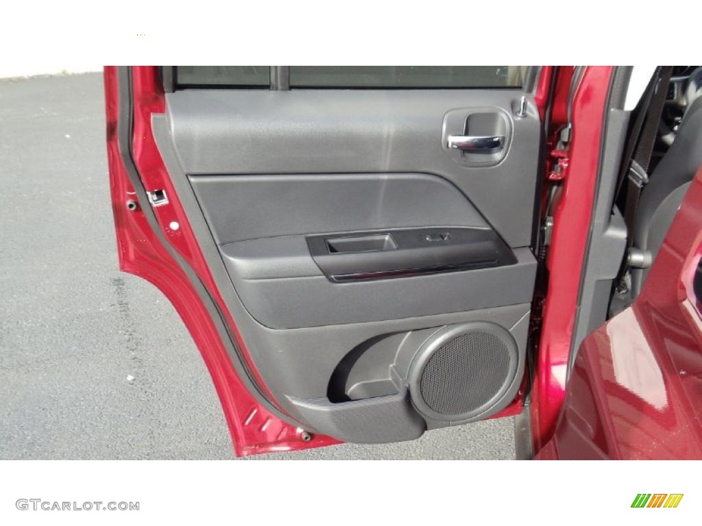 2011 Jeep Patriot Latitude X 4x4 Dark Slate Gray Door Panel Photo #46691447
