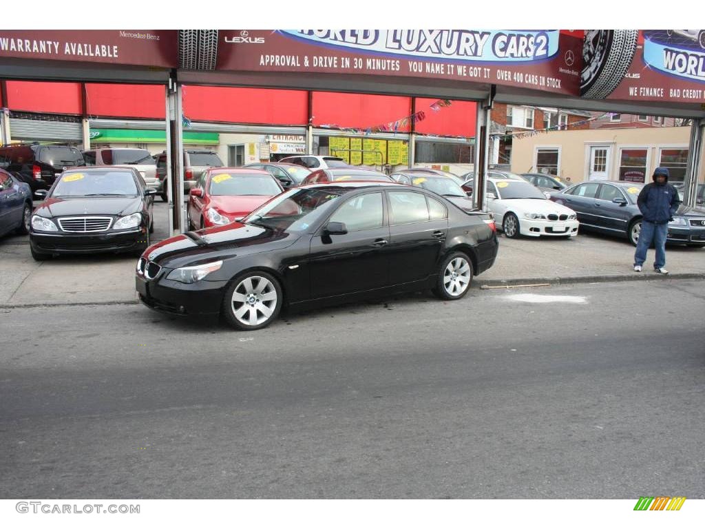 Jet Black BMW 5 Series