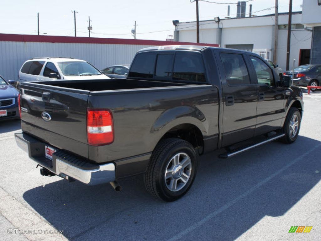 2006 F150 XLT SuperCrew - Dark Shadow Grey Metallic / Medium/Dark Flint photo #4