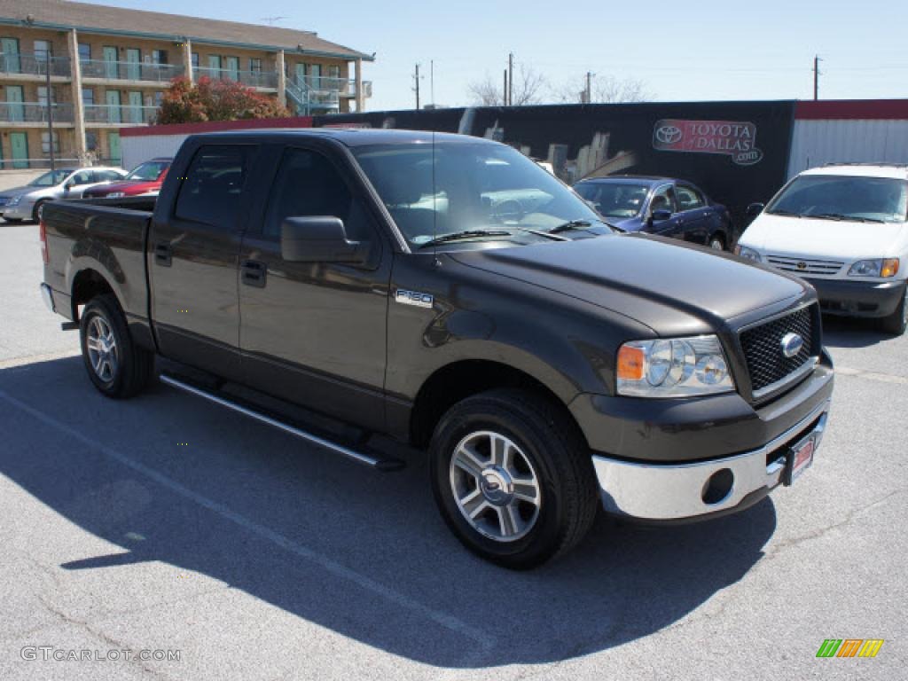 2006 F150 XLT SuperCrew - Dark Shadow Grey Metallic / Medium/Dark Flint photo #6