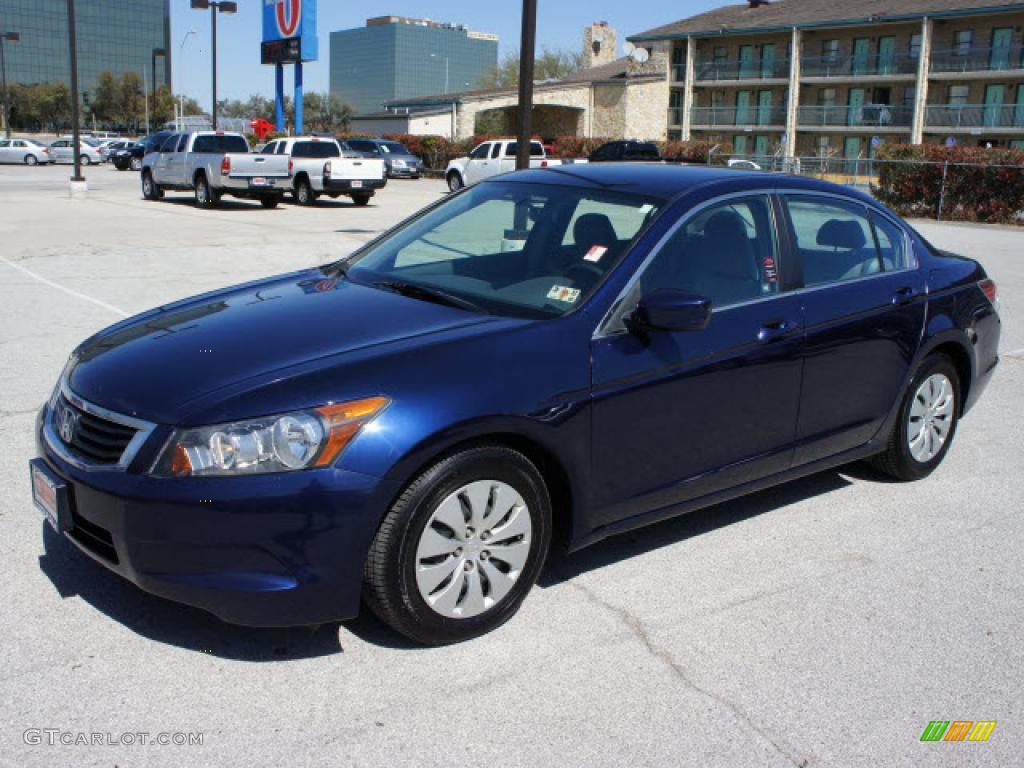 2008 Accord LX Sedan - Royal Blue Pearl / Gray photo #1