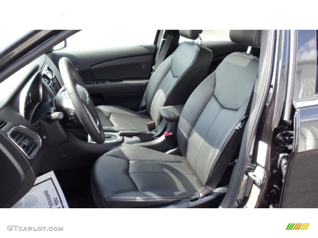 Black Interior 2011 Chrysler 200 Limited Photo #46692725