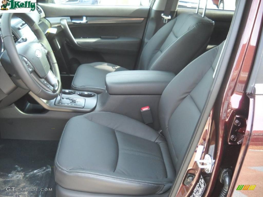 Black Interior 2011 Kia Sorento SX V6 AWD Photo #46693028