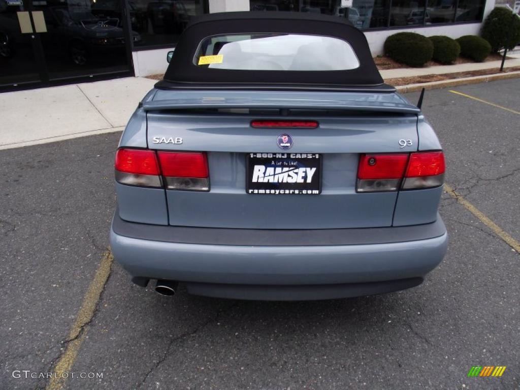 2003 9-3 SE Convertible - Dolphin Grey / Charcoal Grey photo #4