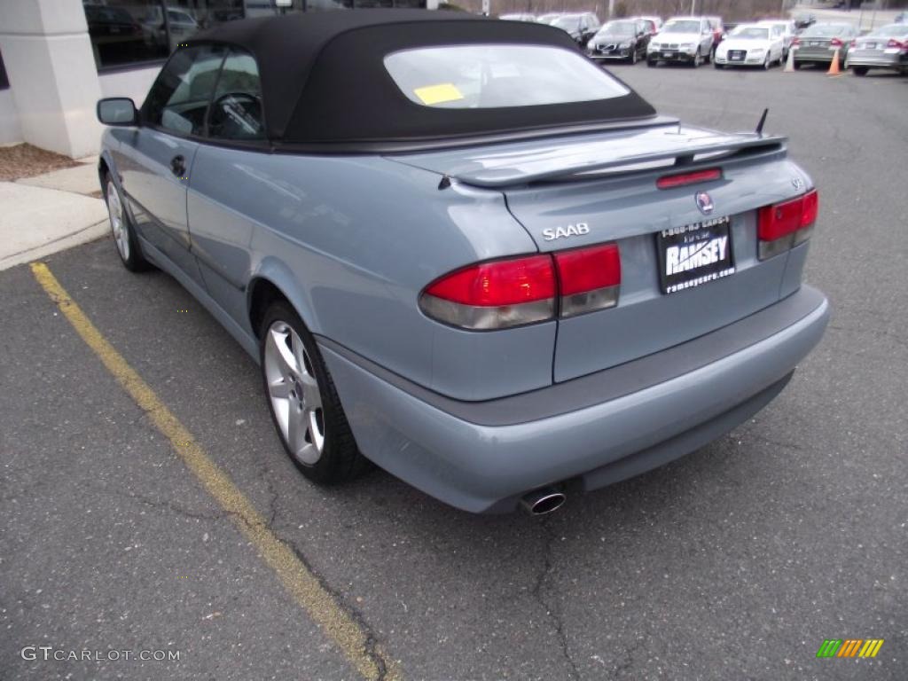 2003 9-3 SE Convertible - Dolphin Grey / Charcoal Grey photo #5