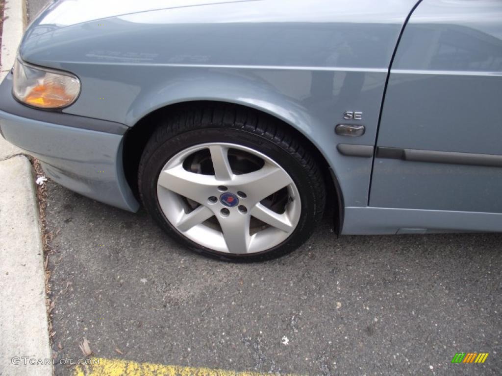 2003 9-3 SE Convertible - Dolphin Grey / Charcoal Grey photo #7