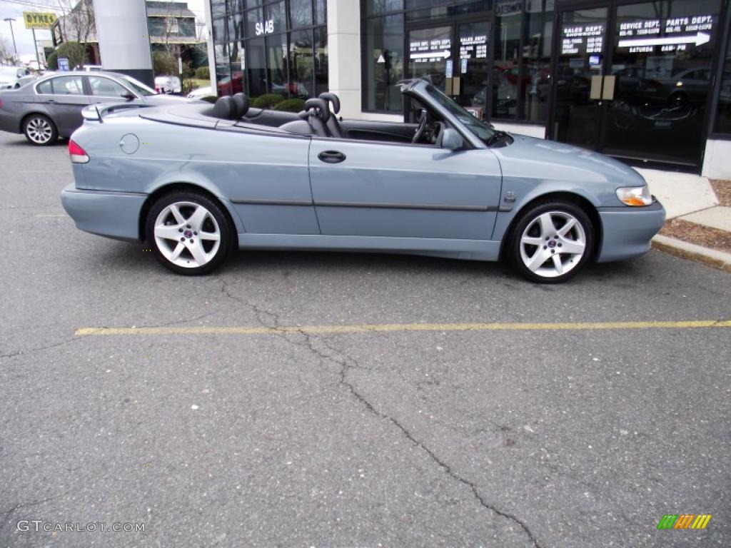 2003 9-3 SE Convertible - Dolphin Grey / Charcoal Grey photo #9