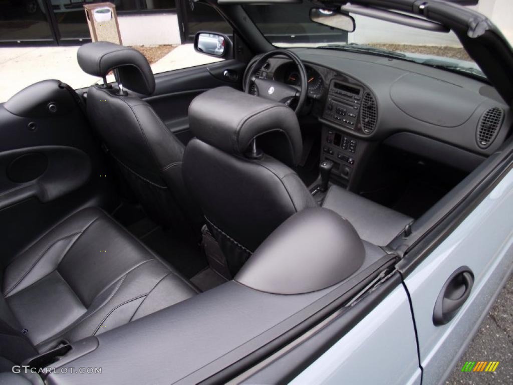 2003 9-3 SE Convertible - Dolphin Grey / Charcoal Grey photo #11