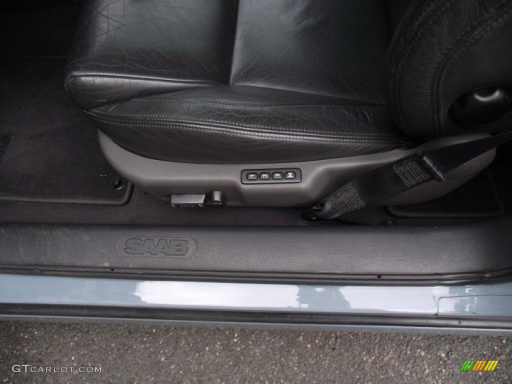 2003 9-3 SE Convertible - Dolphin Grey / Charcoal Grey photo #14