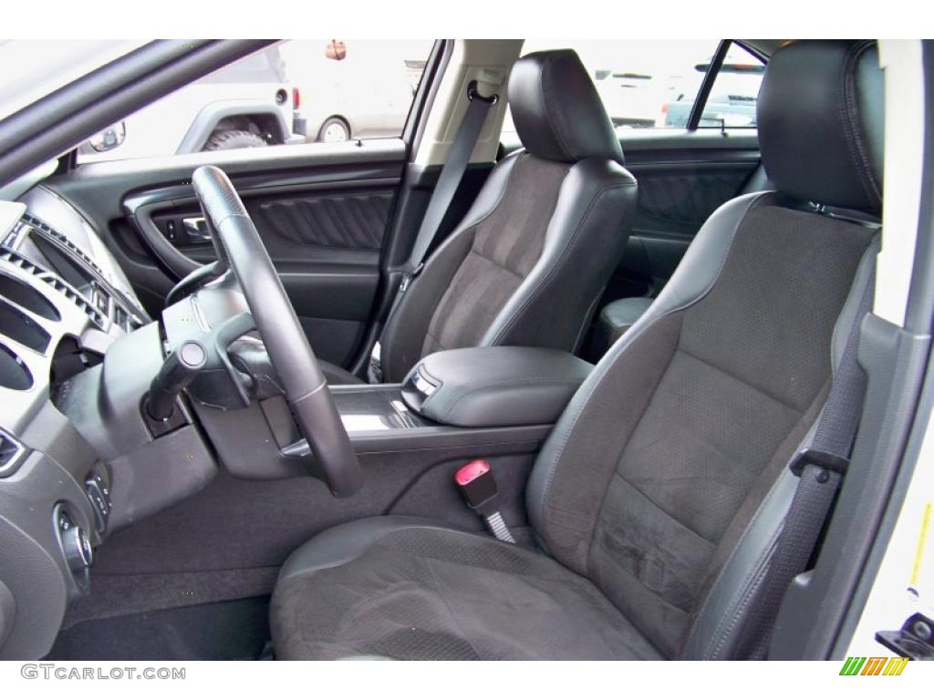Charcoal Black Interior 2010 Ford Taurus SHO AWD Photo #46693604