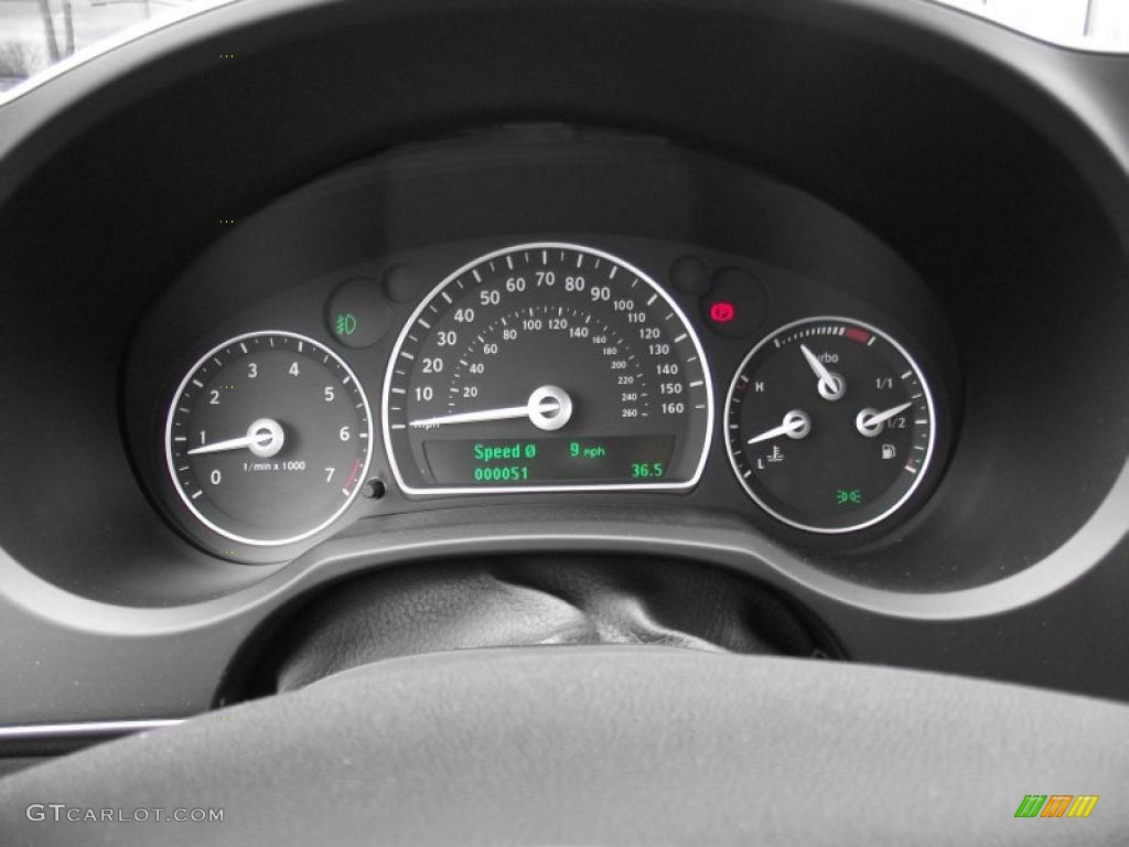 2009 Saab 9-3 Aero Convertible Gauges Photo #46693751