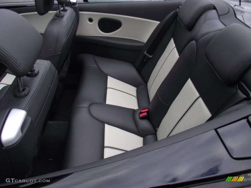 Black/Parchment Interior 2009 Saab 9-3 Aero Convertible Photo #46693841