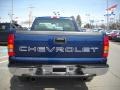 2002 Indigo Blue Metallic Chevrolet Silverado 1500 Work Truck Regular Cab 4x4  photo #4