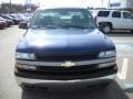 2002 Indigo Blue Metallic Chevrolet Silverado 1500 Work Truck Regular Cab 4x4  photo #15