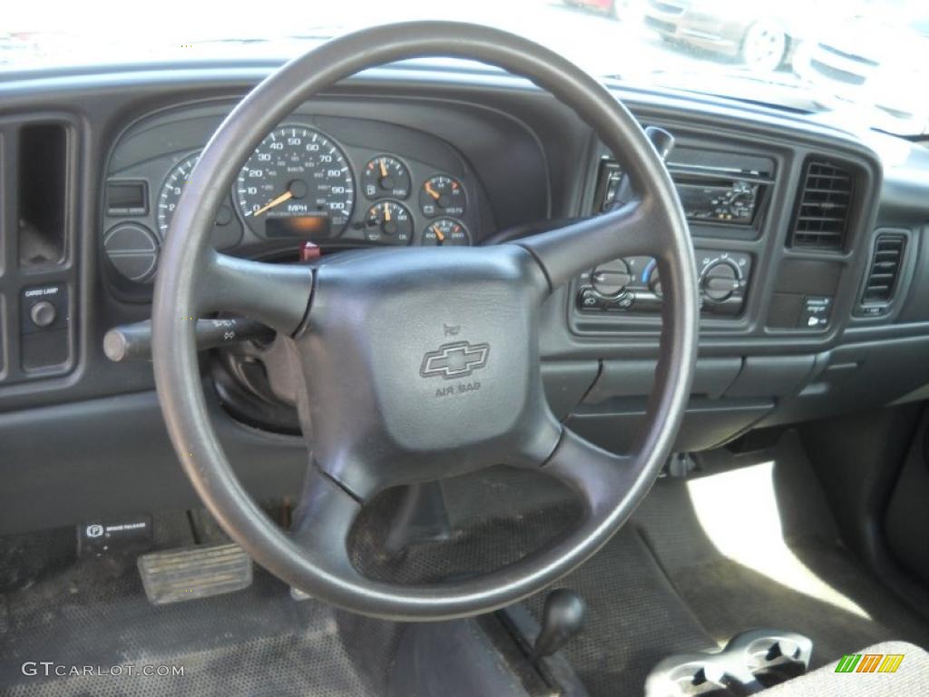 2002 Silverado 1500 Work Truck Regular Cab 4x4 - Indigo Blue Metallic / Graphite Gray photo #16