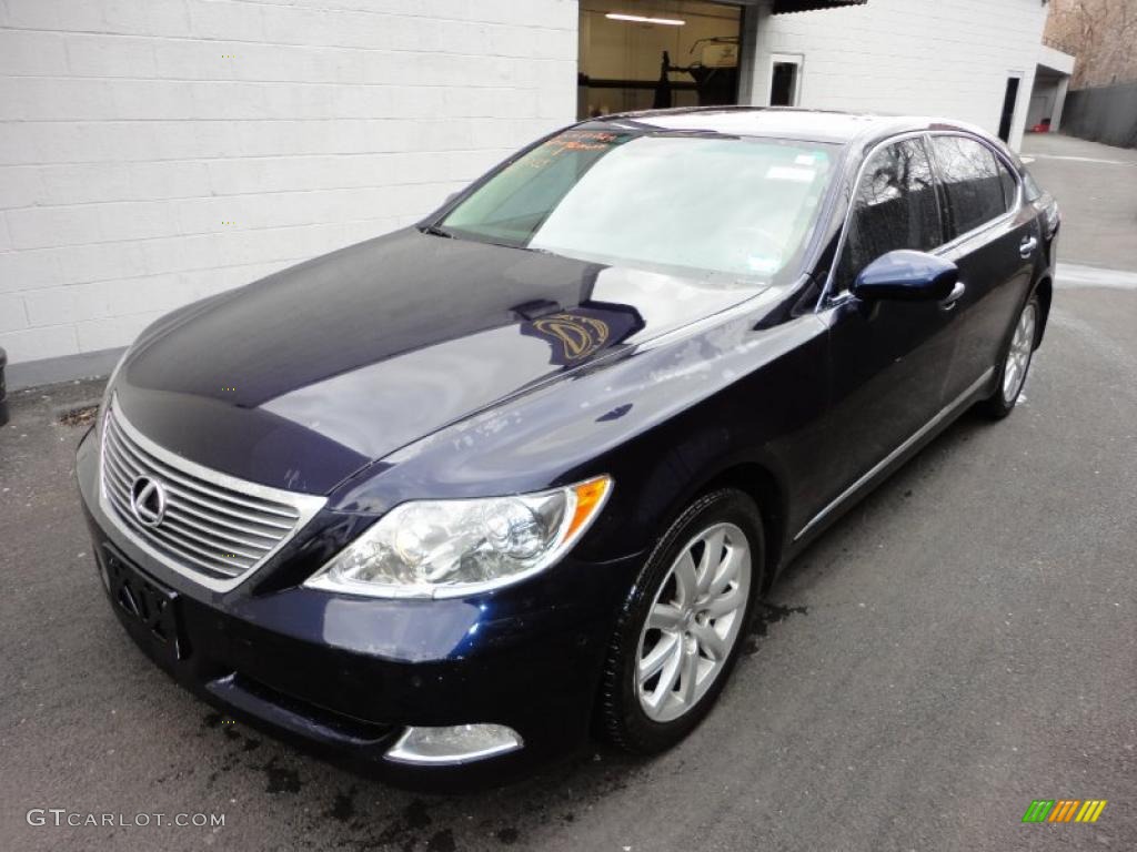 Black Sapphire Blue Pearl 2008 Lexus LS 460 L Exterior Photo #46694669