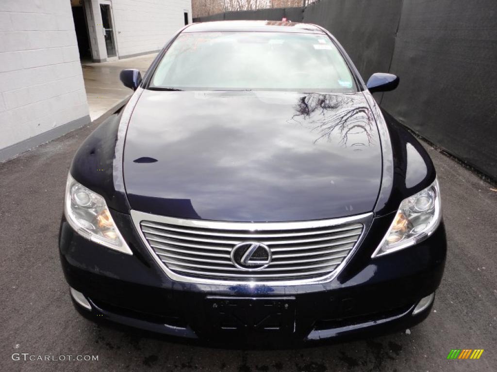 Black Sapphire Blue Pearl 2008 Lexus LS 460 L Exterior Photo #46694675