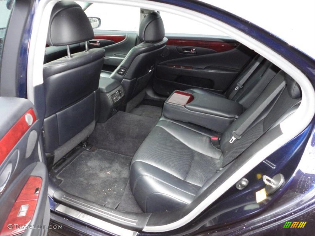 Black Interior 2008 Lexus LS 460 L Photo #46694714